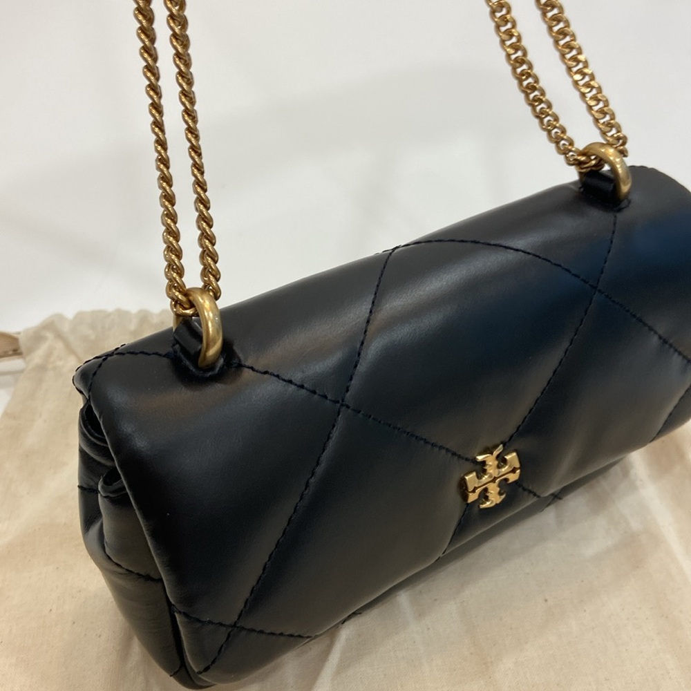 TORI BURCH Mini Kira Diamond Quilt Flap Bag